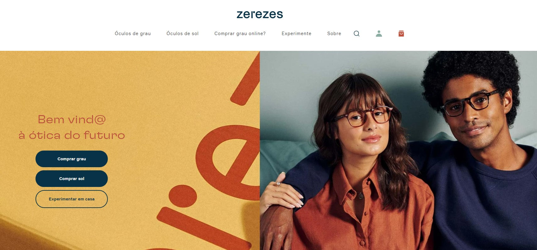 Captura de tela com banner online do site da Zerezes