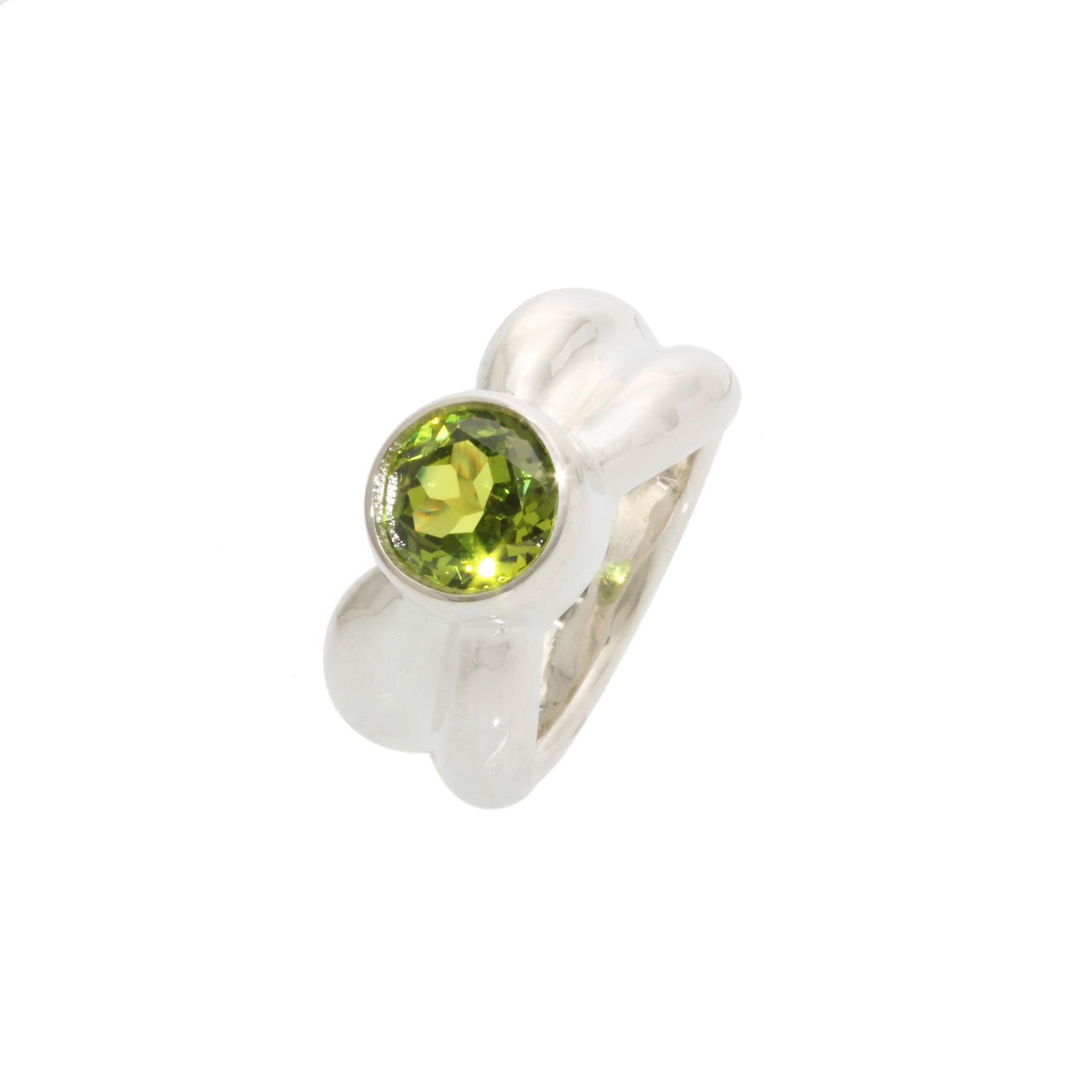 Cute Crab Ring - Jade - Gold-plated Silver - Adjustable Design - ApolloBox