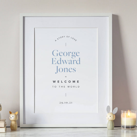 Initial and Name Nursery Print – Jennifer Tune