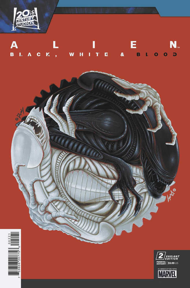 Alien: Black, White & Blood #2 Doaly Variant Marvel Comics