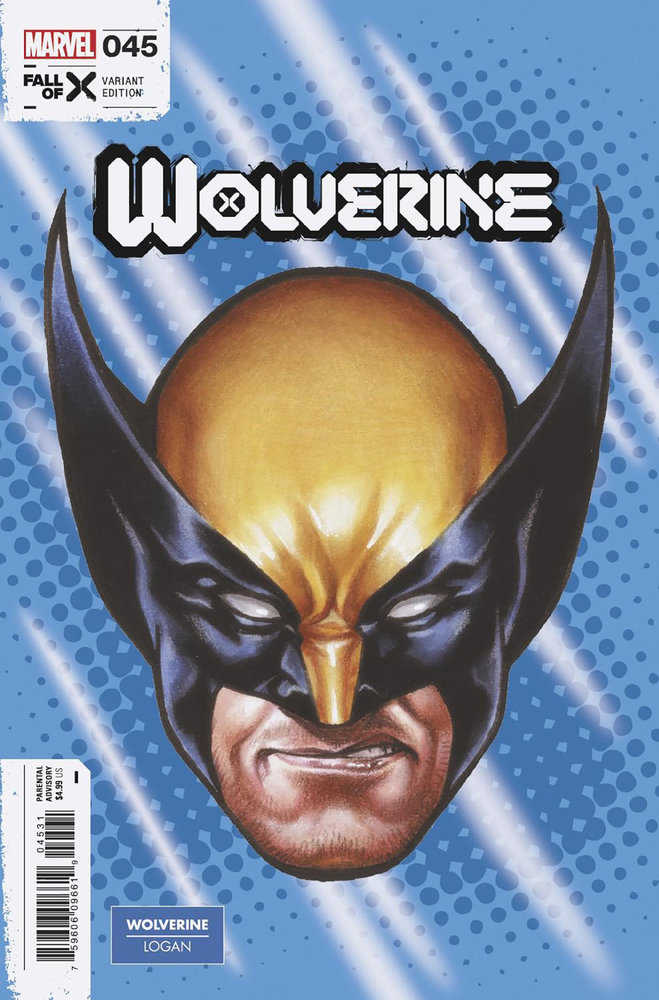 Wolverine #45 Mark Brooks Headshot Variant Marvel Comics