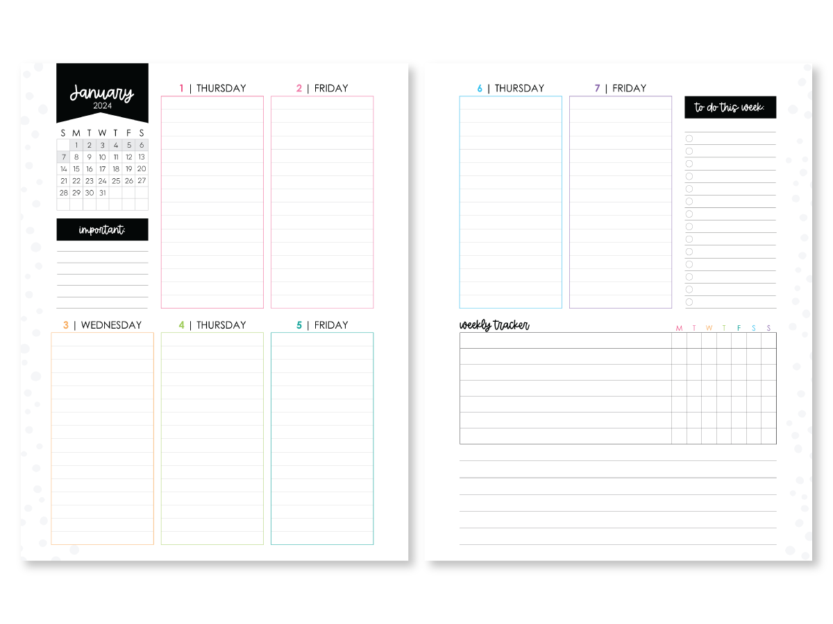 Weekly Layout Samples – Limelife Planners