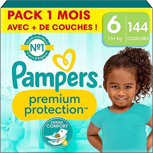 Pampers - 192 Couches-Culottes Baby-Dry, Taille 3, 6-11 kg