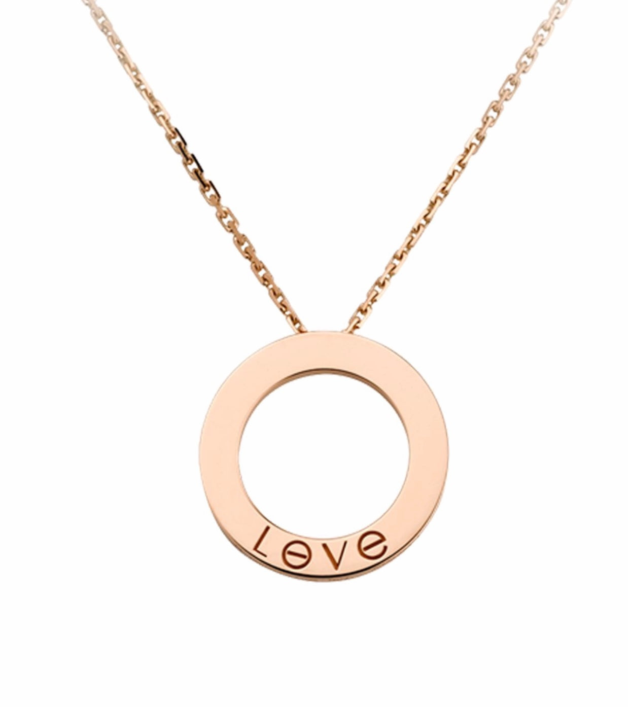 Cartier Love Necklace in Rose Gold 