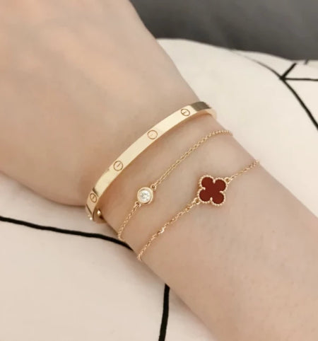 cartier flower bracelet