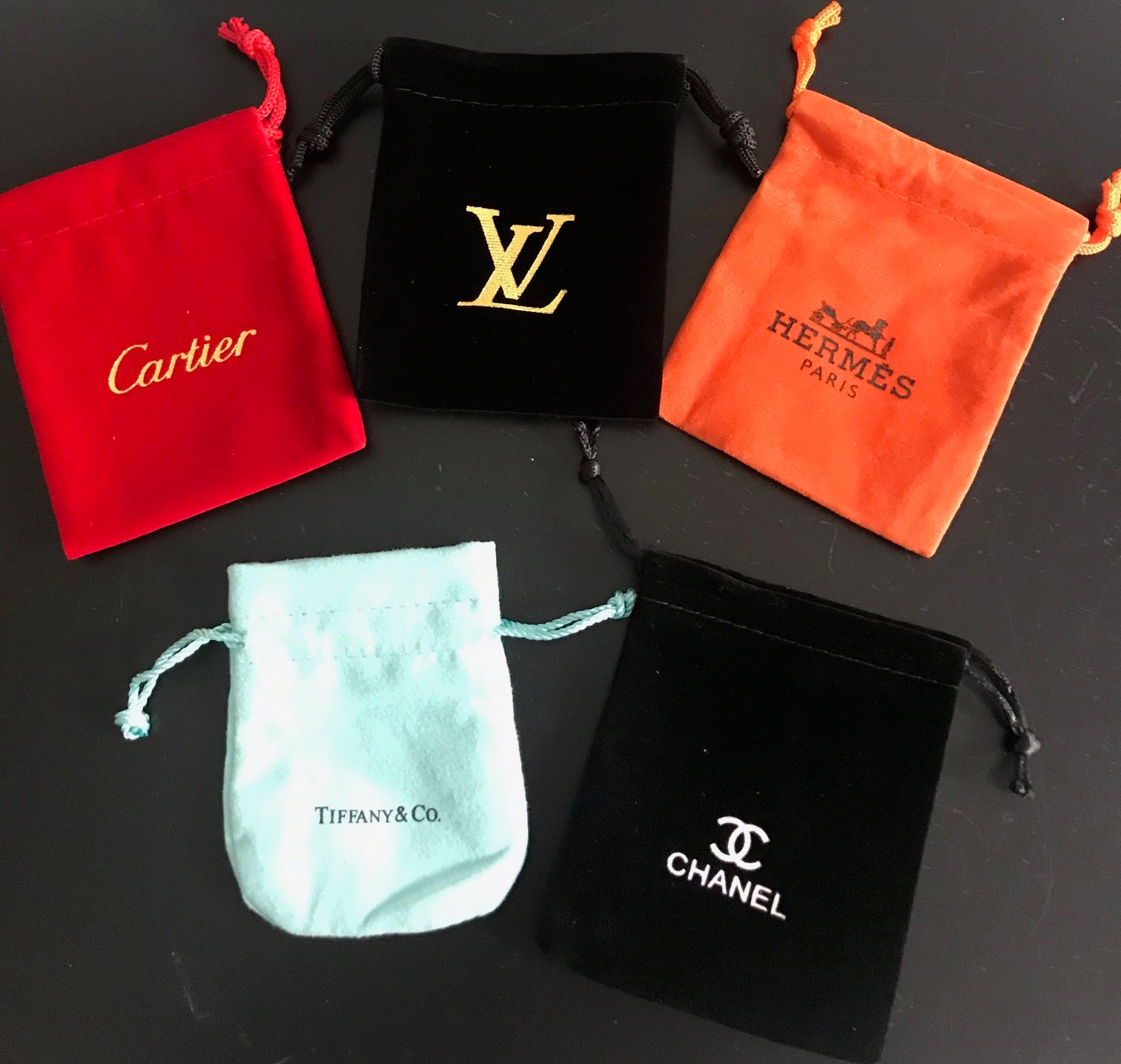 cartier jewellery bag