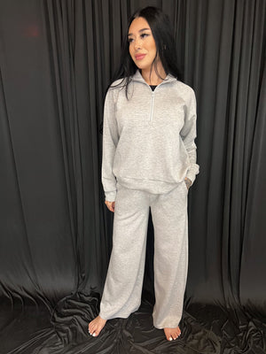 Heather Grey Cloud Fleece Jogger - Tipsy Cactus Boutique