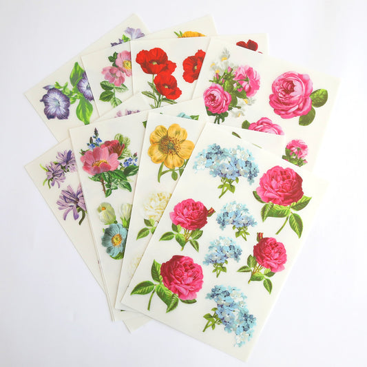 Anna Griffin Spring Rub-On Transfers with Storage Folio