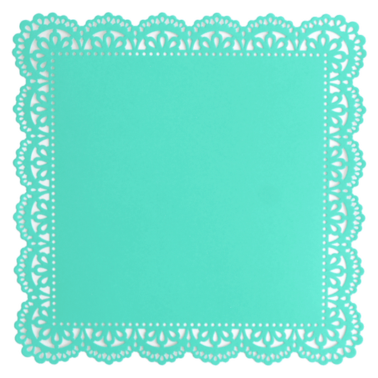 Diecut White Lace Cardstock