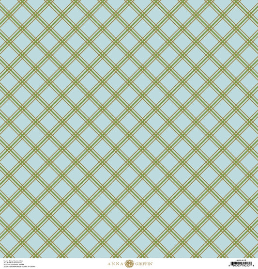 YELLOW LINED FOIL PLAID 12x12 CARDSTOCK – Anna Griffin Inc.