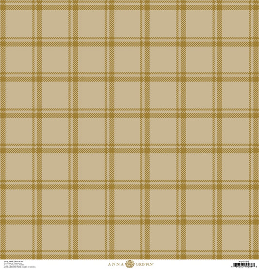 RED/GOLD MADRAS PLAID 12X12 CARDSTOCK – Anna Griffin Inc.