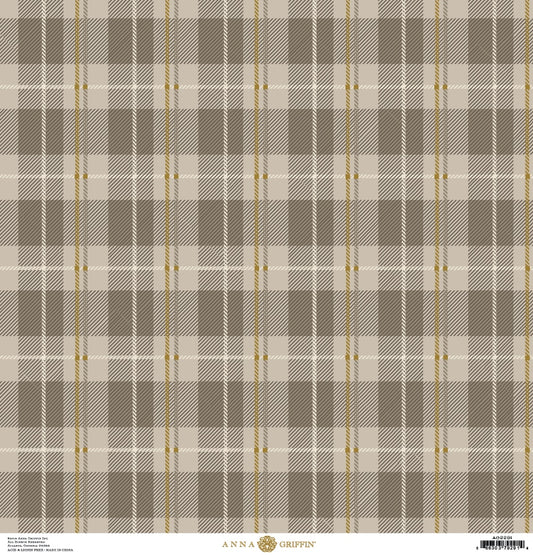 Ella and Viv Paper Company Perfectly Plaid Blue Tartan Paper