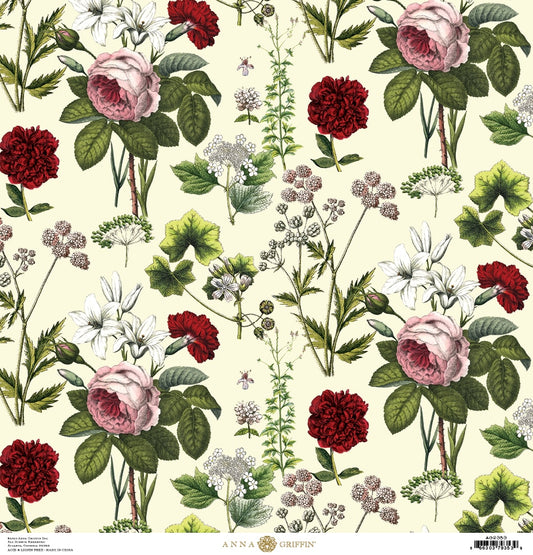 Juliet Wildflower Floral Cardstock 12x12 – Anna Griffin Inc.