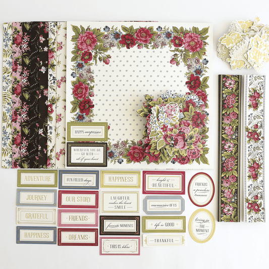 Anna Griffin Floral Double-Sided Card Stock