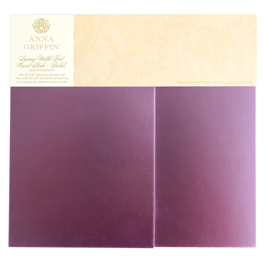 Pastel Pink Foil Cardstock – Anna Griffin Inc.