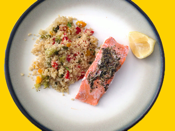 Quinoa Pilaf With Salmon GoSun Solar Stove Recipe