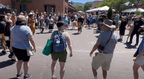 Santa Fe Indian Market Tribal Dance