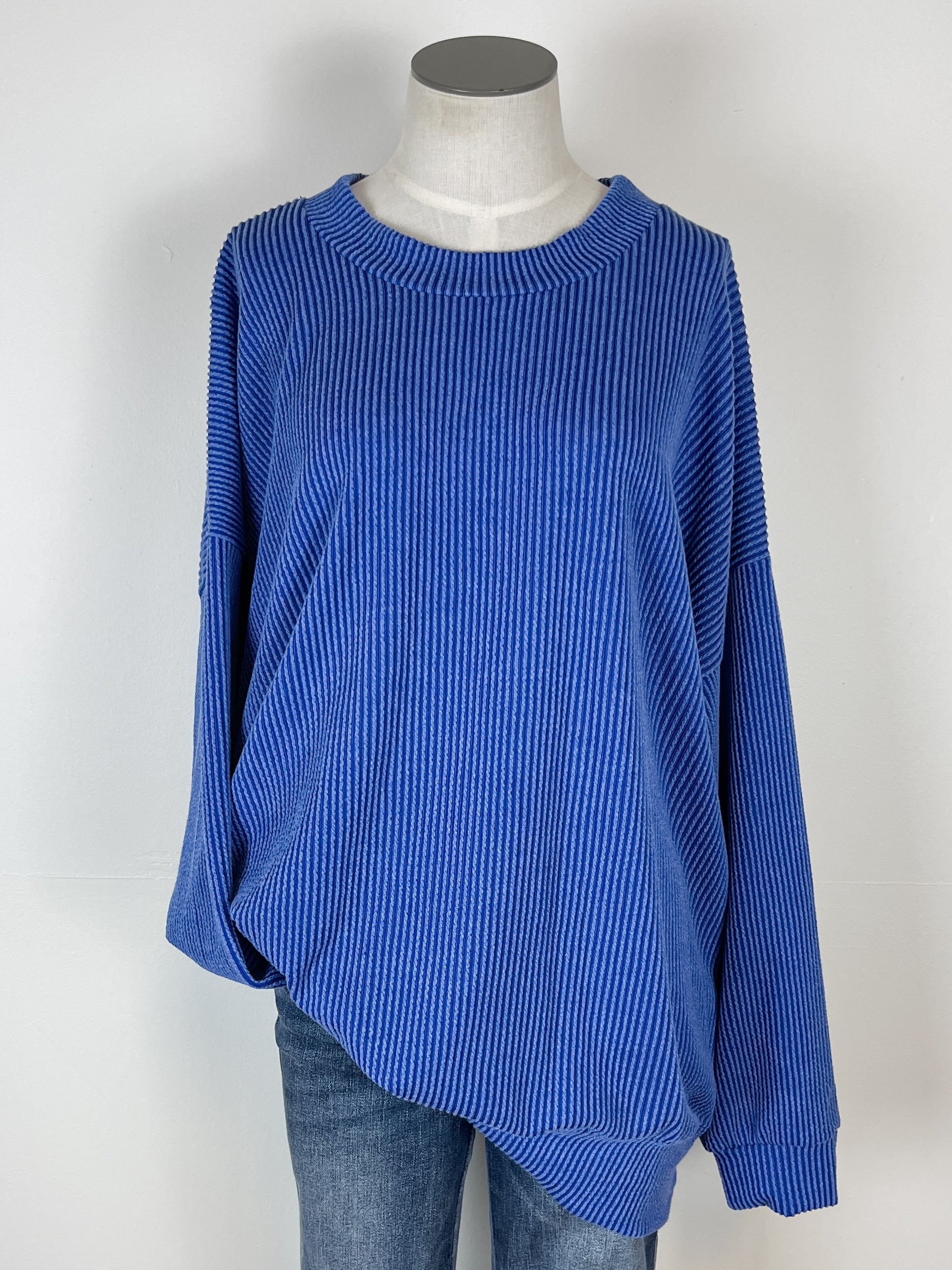 Jessie Ribbed Pullover - Hissy Fit Boutique product image