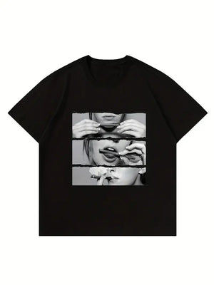 Smoking Girl T-shirt (t) - Julauney 