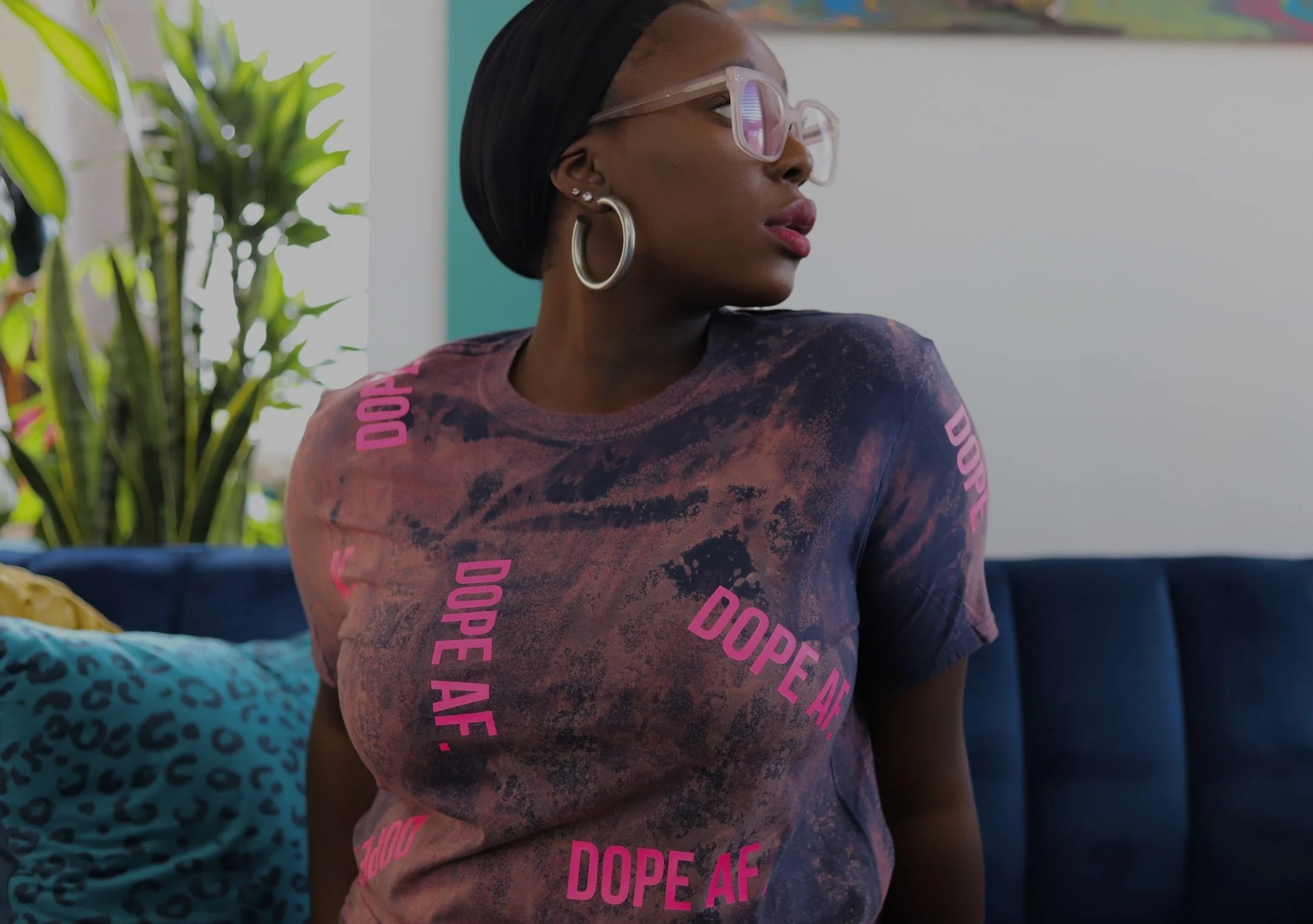 Dope AF Custom Dye T-Shirt