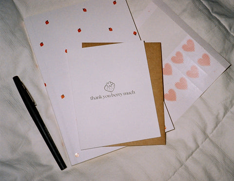 Thank you berry much | Fearless Lovers Greeting Card