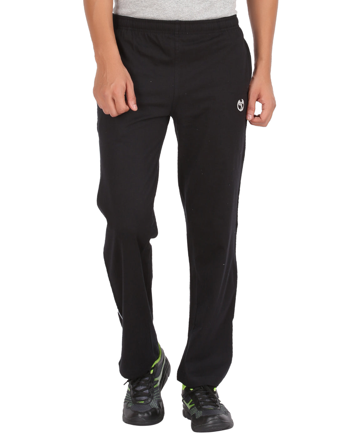 Premium Black Bottom Rib Zipper Trackpant  Style 0409  Scorpion India