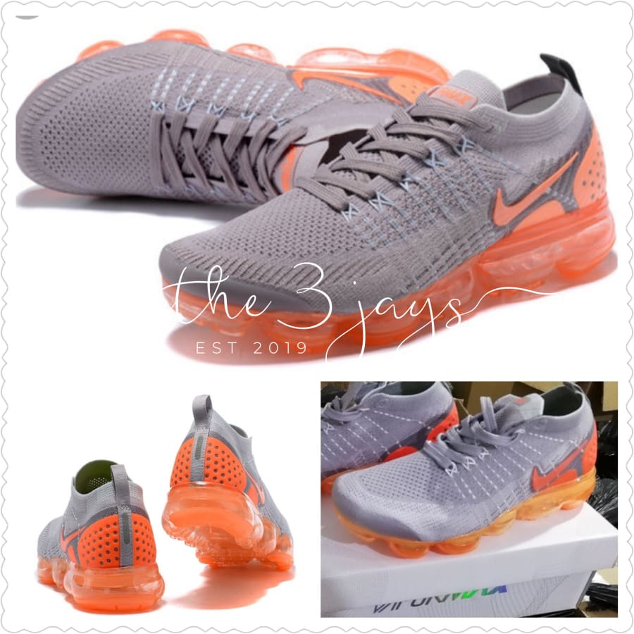 Vapormax Grey/Orange – The 3 Jays