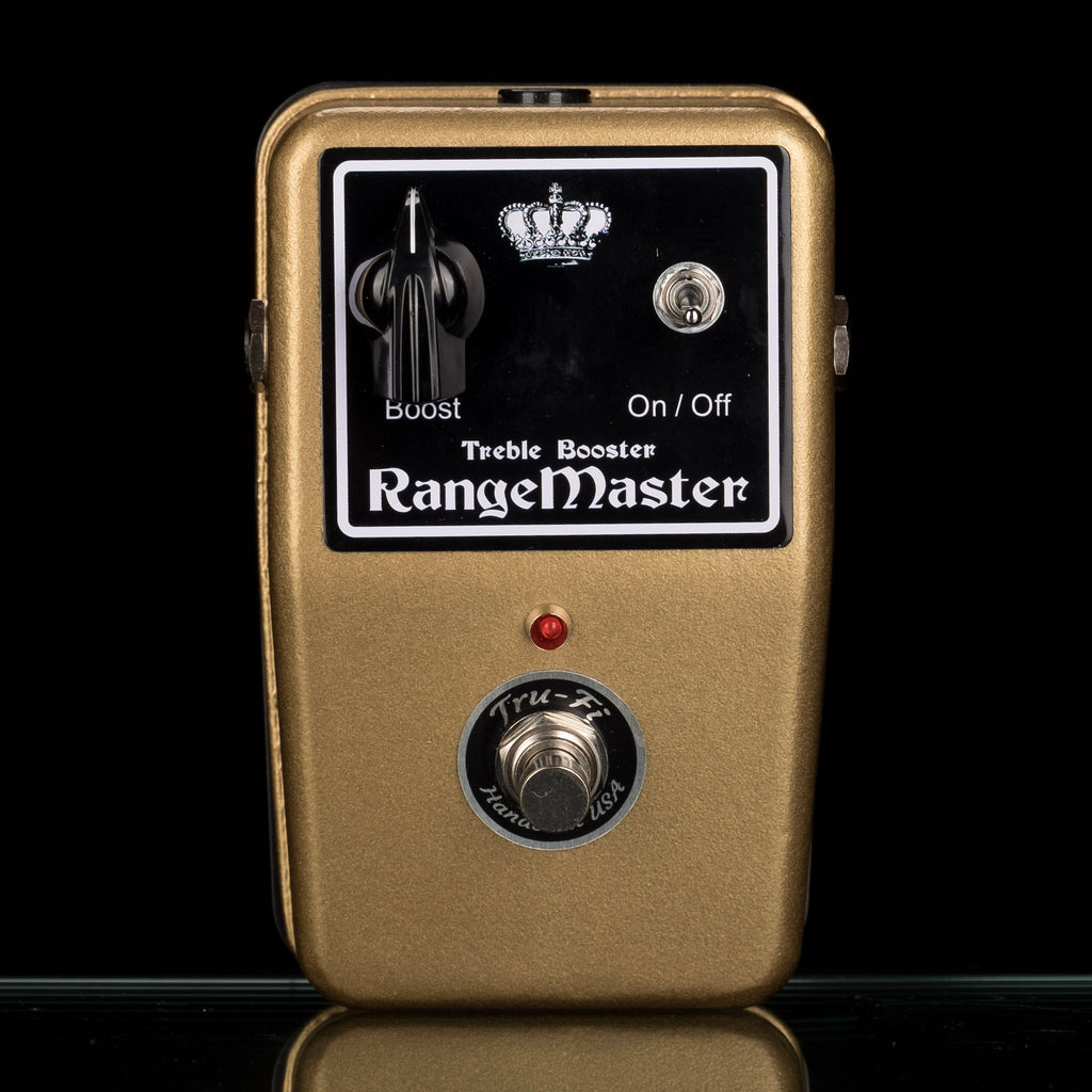 Tru-Fi Rangemaster Treble Boost Guitar Pedal Gold