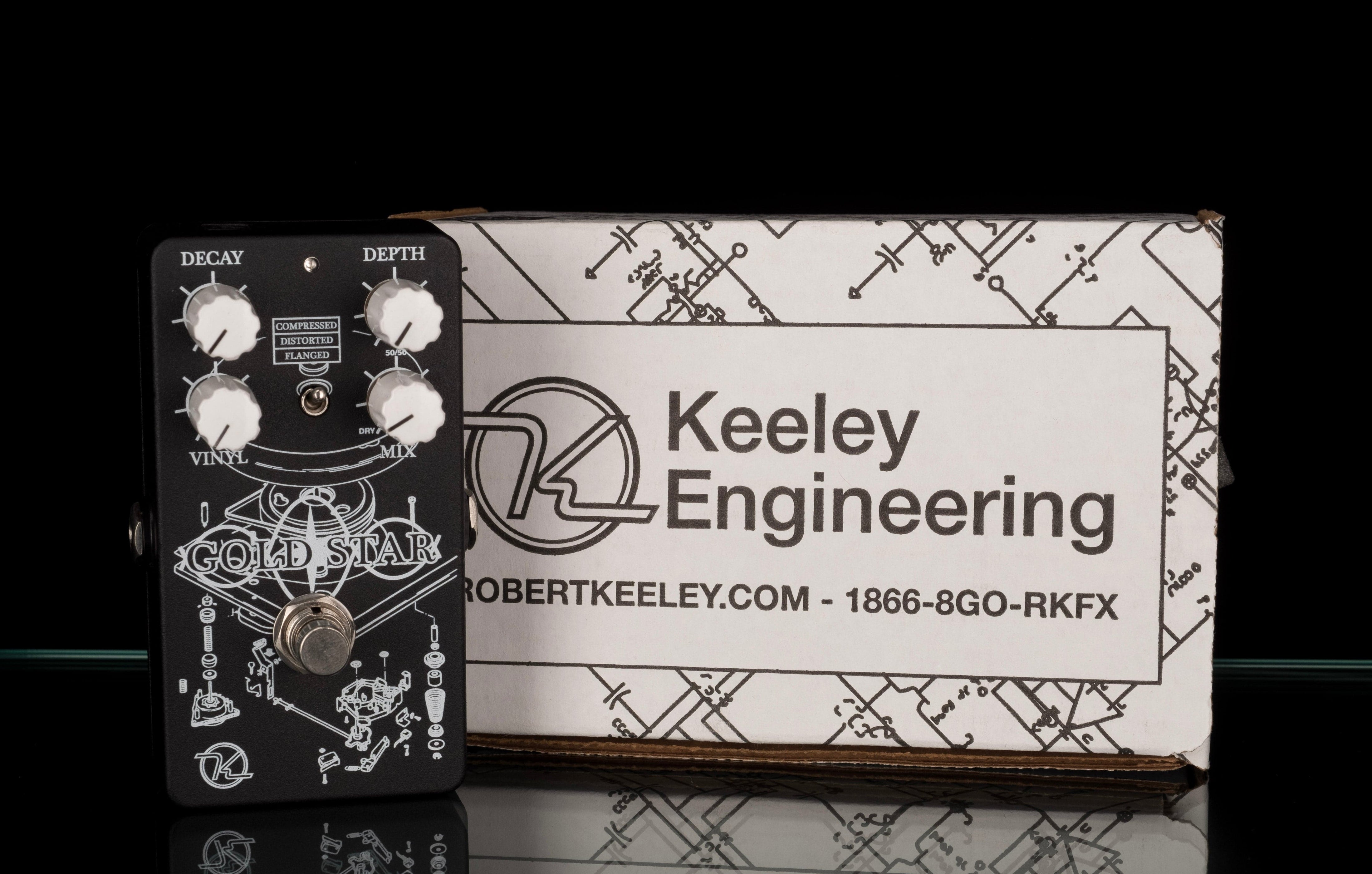 Used Keeley Gold Star Reverb Guitar Effect Pedal With Box — Truetone Music