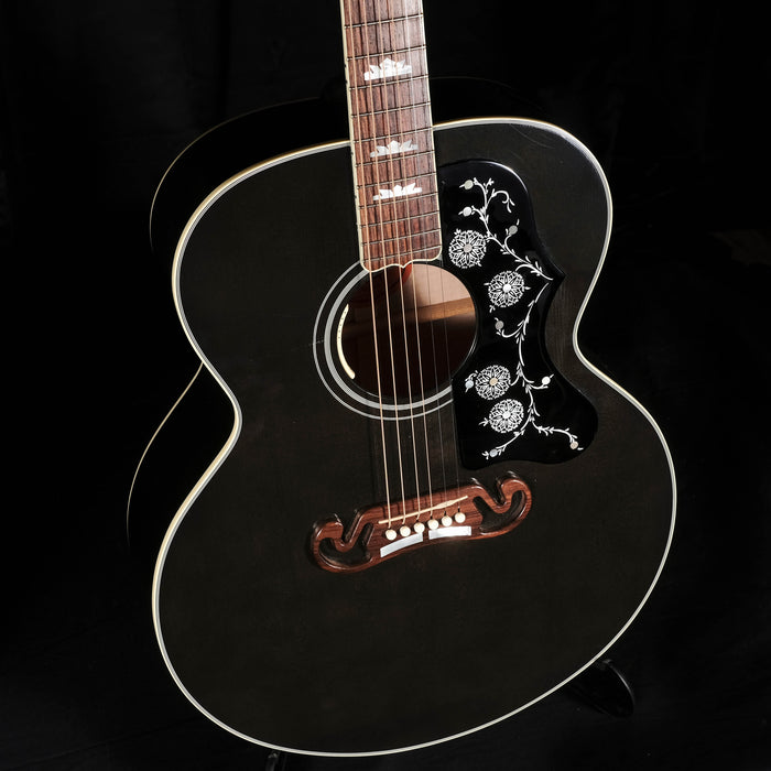 gibson j 200 trans black