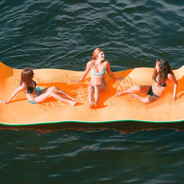 3-Layer Foam Water Floating Pad Floating Water Mat - RaDEWAY