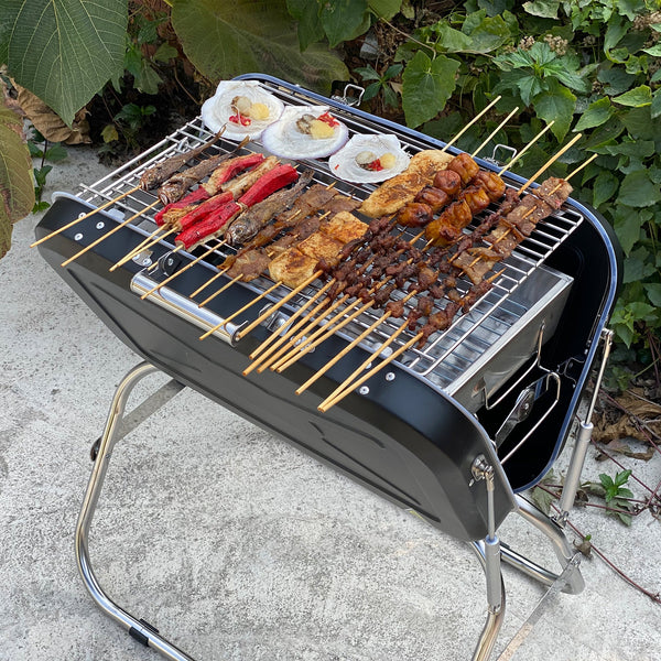 SUMARBAO Collapsible and portable Handle design BBQ grill