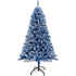 Pre-Lit Xmas Tree Snow Flocked Artificial Holiday Christmas Tree w/750 Branch - RaDEWAY