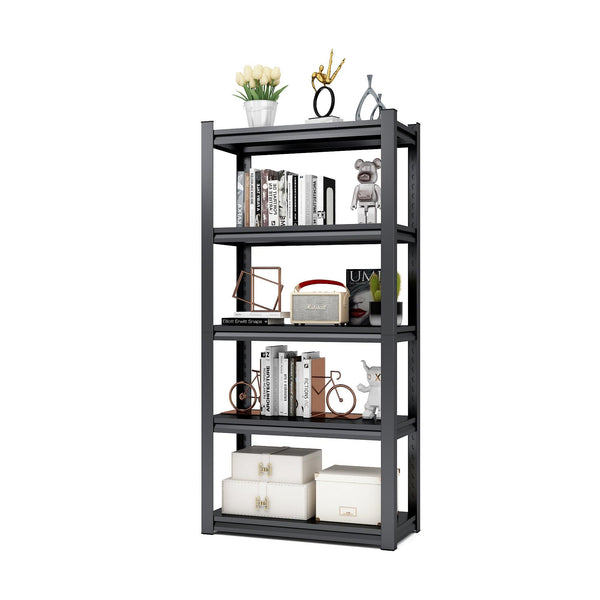 Heavy Duty 5-Tier Metal Shelving Unit for Garage, Basement, Kitchen, Pantry, Closet - RaDEWAY