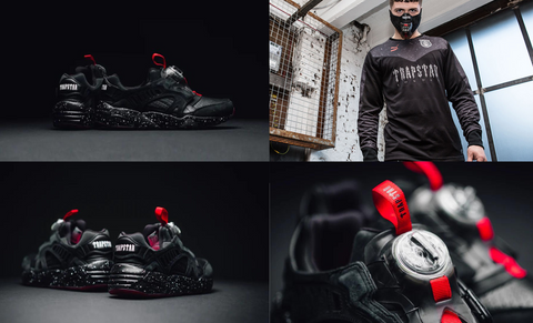 Trapstar x Puma Disc Blaze Red Black