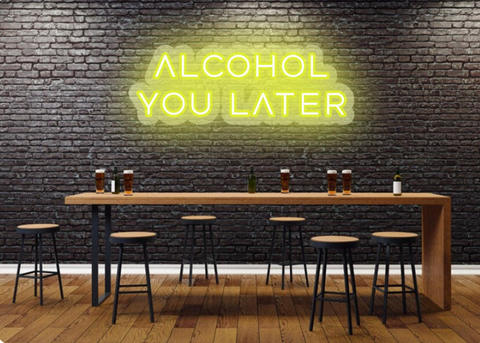 Home Bar Decor ideas - Alcohol You Later