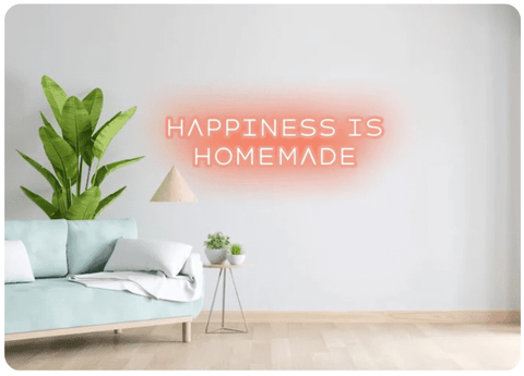 Happiness is Homemade - Motivational Neon Signs