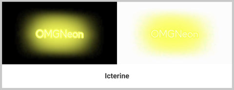 Icterine Neon Signs Color
