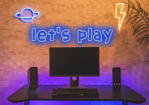 Lets Play - Gamer Neon Signs