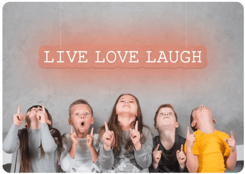 LIVE LOVE LAUGH Motivational Signs for Home Decor