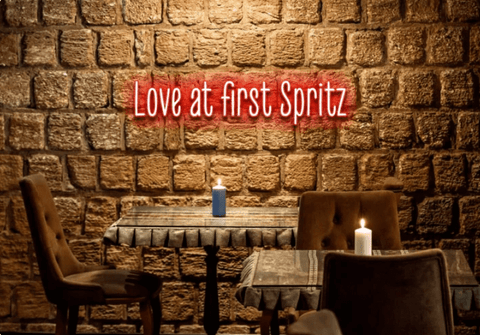 Bar Quote Neon Signs - Lets First Spritz