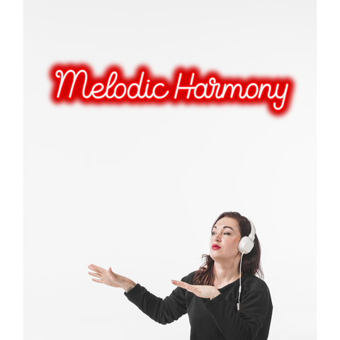 Neon Signs for Music Room - Melody Magic