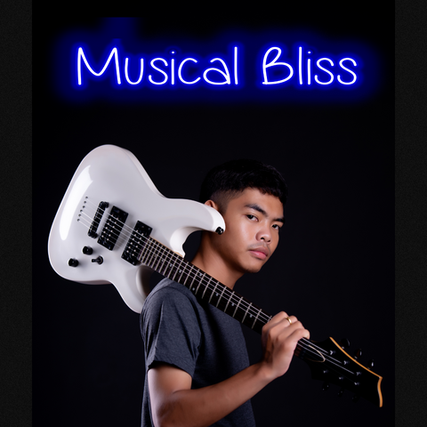 Neon Signs for Music Room - Musical Bliss