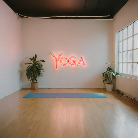 Neon Sign Yoga Studios