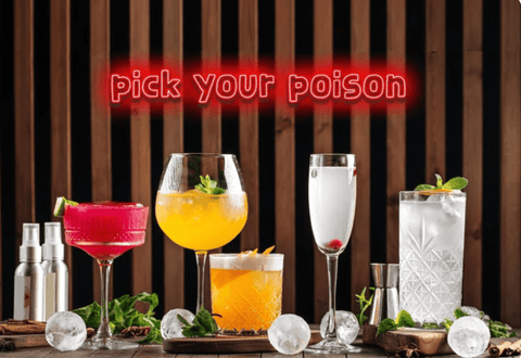 Bar Decor Ideas - Pick your poison