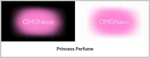 Princess Perfume Neon Signs Color