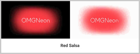 Red Salsa Neon Signs Color