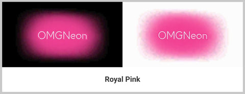 Royal Pink Neon Signs Color