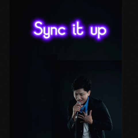 Neon Signs for Music Rooms - Sync It  up