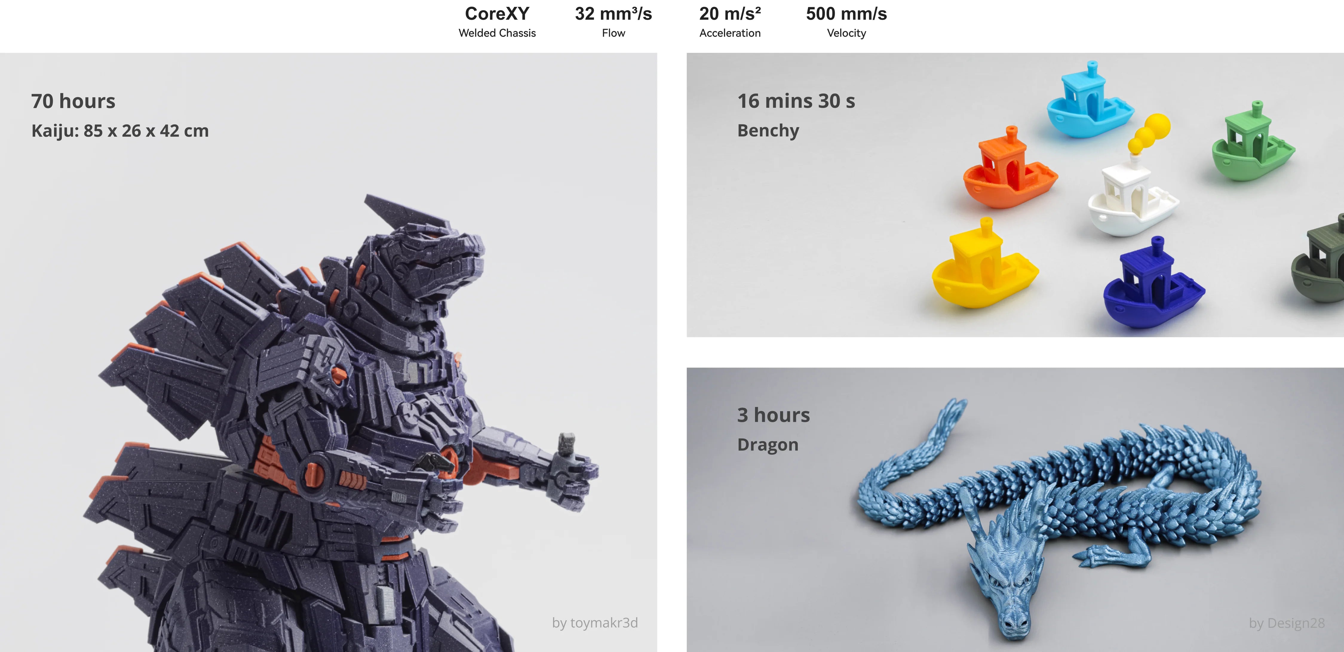 3d print speed examples